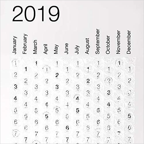 Bubble Wrap Calendar - 2018 - Gifteee Unique & Unusual gifts, Cool gift ideas