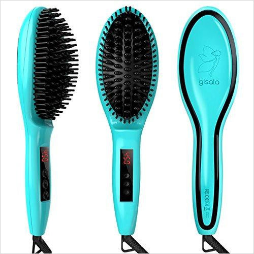 Hair Straightening Brush - Gifteee Unique & Unusual gifts, Cool gift ideas