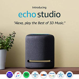 Echo Studio - High-fidelity smart speaker with 3D audio and Alexa - Gifteee. Find cool & unique gifts for men, women and kids