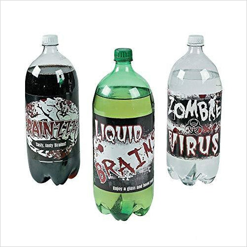 Zombie 2 Liter Drink Bottle Labels - Gifteee Unique & Unusual gifts, Cool gift ideas