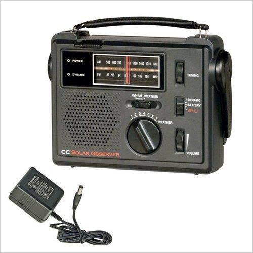 Solar Observer Wind Up Radio - Gifteee Unique & Unusual gifts, Cool gift ideas
