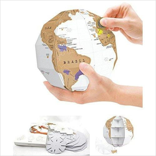 Scratch Off Globe - Gifteee Unique & Unusual gifts, Cool gift ideas