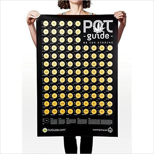 Marijuana Scratch Off Poster - Gifteee. Find cool & unique gifts for men, women and kids