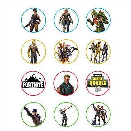 Fornite Edible Cupcake Toppers - Gifteee. Find cool & unique gifts for men, women and kids