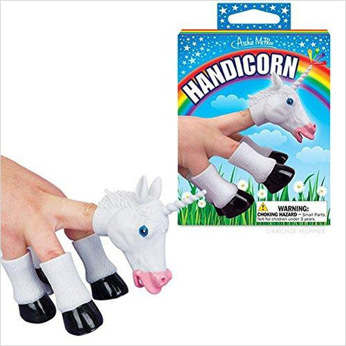 Handicorn - Unicorn Finger Puppet - Gifteee Unique & Unusual gifts, Cool gift ideas