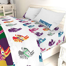 Load image into Gallery viewer, Jay Franco Fortnite Llama Warhol 5 Piece Full Bed Set - Gifteee. Find cool &amp; unique gifts for men, women and kids
