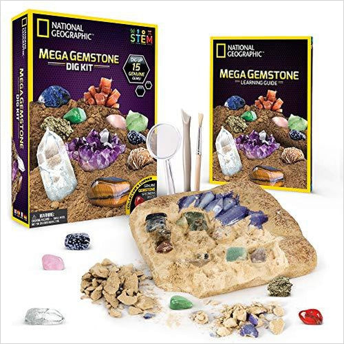 Mega Gemstone Mine – Dig Up 15 Real Gems - Gifteee Unique & Unusual gifts, Cool gift ideas