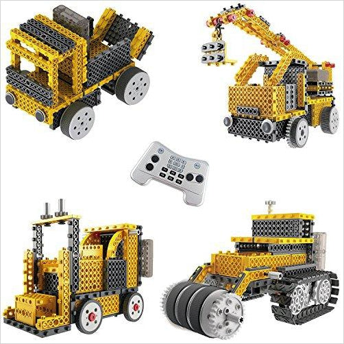 Construction Crew Robot Vehicle Building Kit - Gifteee. Find cool & unique gifts for men, women and kids