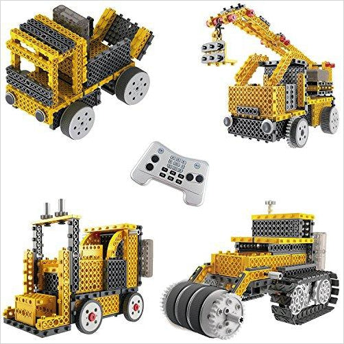 Construction Crew Robot Vehicle Building Kit - Gifteee Unique & Unusual gifts, Cool gift ideas