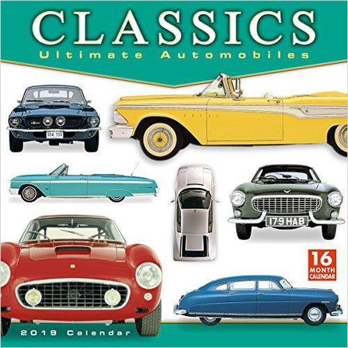 Classics: Ultimate Automobiles 2019 Wall Calendar - Gifteee. Find cool & unique gifts for men, women and kids