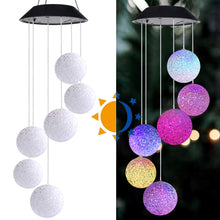 Load image into Gallery viewer, Solar Wind Chime/Crystal bal/Hummingbird - Gifteee. Find cool &amp; unique gifts for men, women and kids
