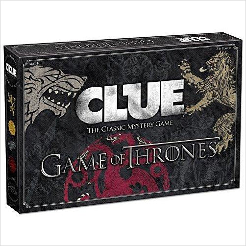 CLUE: Game of Thrones Board Game - Gifteee. Find cool & unique gifts for men, women and kids