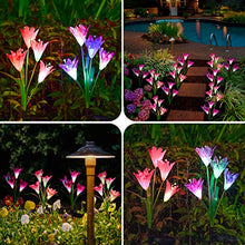 Load image into Gallery viewer, Solar Flower Shaped Garden Lights - Gifteee. Find cool &amp; unique gifts for men, women and kids
