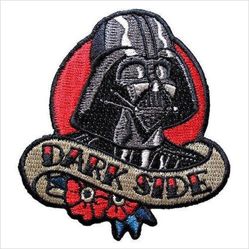 Star Wars Darth Vader Dark Side Tattoo Art Embroidered Patch - Gifteee Unique & Unusual gifts, Cool gift ideas