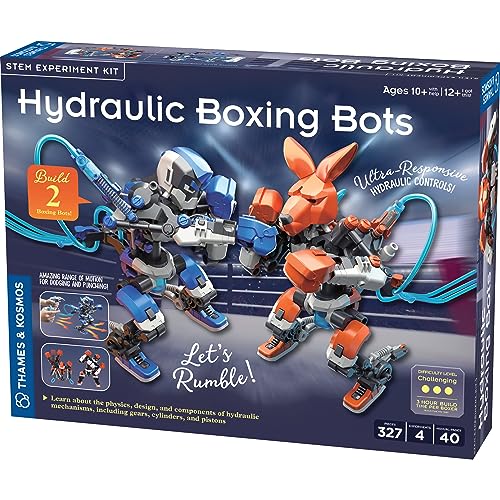 Hydraulic Boxing Bots STEM Experiment Kit - Gifteee Unique & Unusual gifts, Cool gift ideas