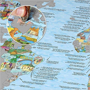 Bucket List World Map - Scratch Edition. - Gifteee. Find cool & unique gifts for men, women and kids