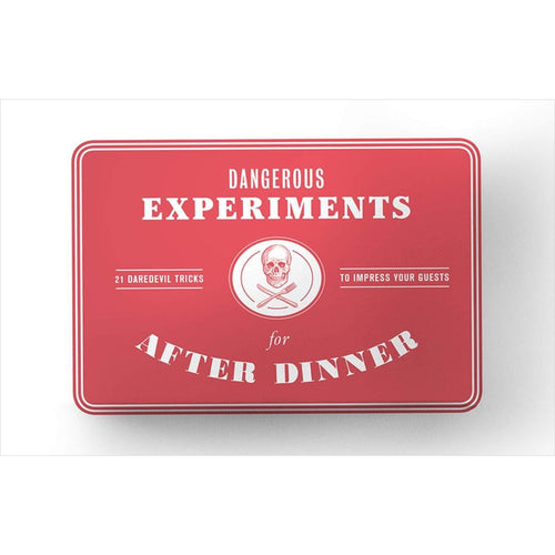 Dangerous Experiments for After Dinner: 21 Daredevil Tricks to Impress Your Guests - Gifteee. Find cool & unique gifts for men, women and kids