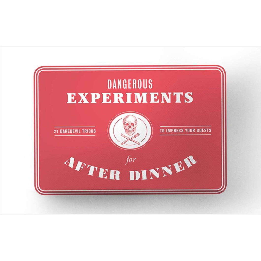 Dangerous Experiments for After Dinner: 21 Daredevil Tricks to Impress Your Guests - Gifteee Unique & Unusual gifts, Cool gift ideas