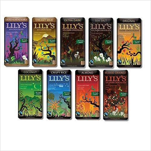 Lily's Chocolate Sampler 9 Pack - Gifteee Unique & Unusual gifts, Cool gift ideas