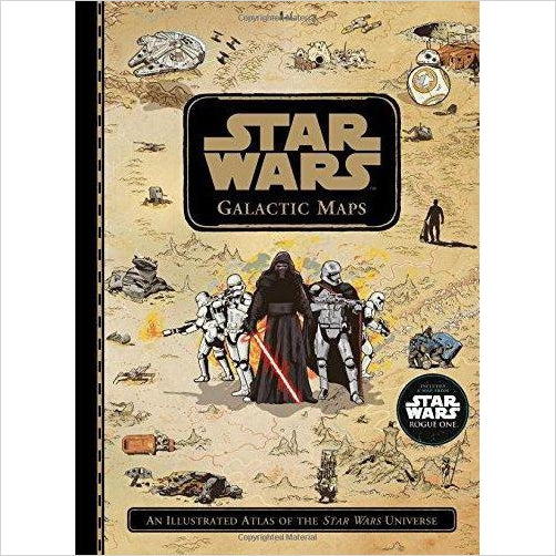 Star Wars Galactic Maps: An Illustrated Atlas of the Star Wars Universe - Gifteee Unique & Unusual gifts, Cool gift ideas