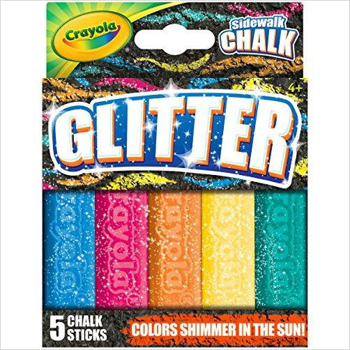 Glitter Sidewalk Chalk - Gifteee Unique & Unusual gifts, Cool gift ideas