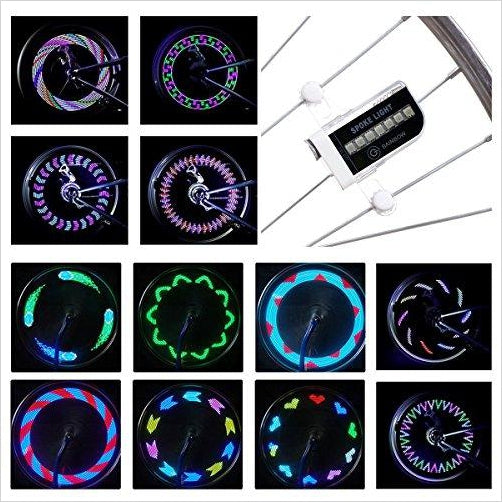 Waterproof LED Wheel Bike Spoke Lights - Gifteee Unique & Unusual gifts, Cool gift ideas