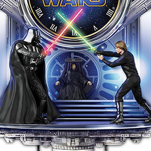 STAR WARS: Sith vs. Jedi Wall Clock - Light Up Lightsaber Duel & Theme Song - Gifteee. Find cool & unique gifts for men, women and kids