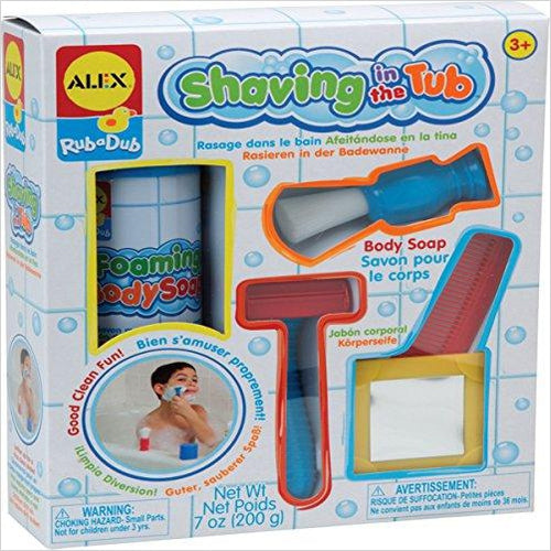 Kid Shaving Kit in the Tub - Gifteee Unique & Unusual gifts, Cool gift ideas