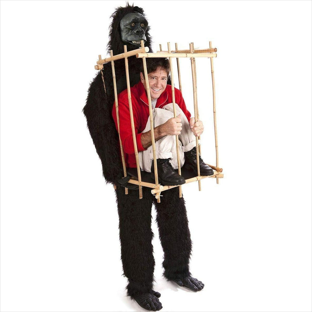 Get Me Outta This Cage Gorilla and Cage Costume Kit - Gifteee Unique & Unusual gifts, Cool gift ideas