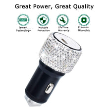 Load image into Gallery viewer, Bling Bling USB Car Charger - Gifteee. Find cool &amp; unique gifts for men, women and kids
