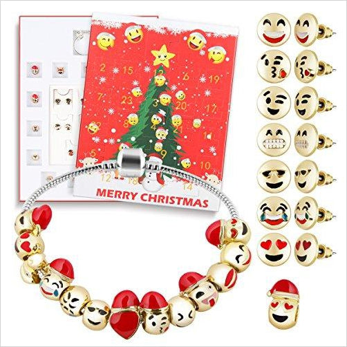 Emoji Jewelry Christmas Countdown Calendar - Gifteee Unique & Unusual gifts, Cool gift ideas