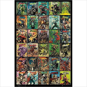 Forever Evil - 30 Villains Compilation Poster - Gifteee. Find cool & unique gifts for men, women and kids