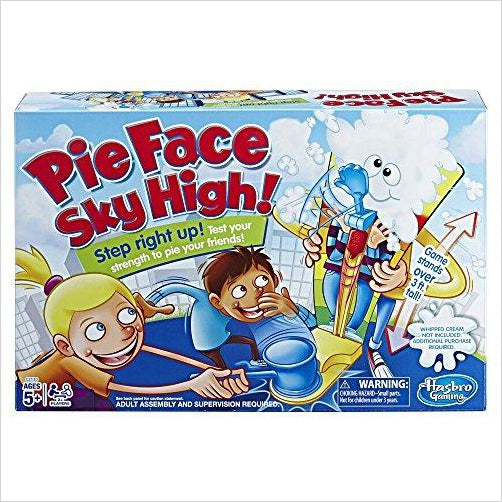 Pie Face Sky High Game - Gifteee. Find cool & unique gifts for men, women and kids