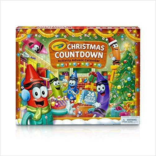 Crayola Christmas Countdown Activity Advent Calendar - Gifteee Unique & Unusual gifts, Cool gift ideas