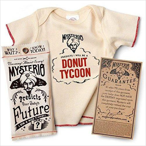 Mysterio Predicts Your Baby's Future (T-shirt) - Gifteee. Find cool & unique gifts for men, women and kids