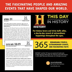 2020 History Channel This Day in History Boxed Calendar: 365 Remarkable People, Extraordinary Events, and Fascinating Facts - Gifteee. Find cool & unique gifts for men, women and kids