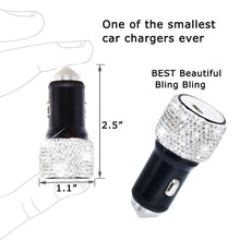 Load image into Gallery viewer, Bling Bling USB Car Charger - Gifteee. Find cool &amp; unique gifts for men, women and kids
