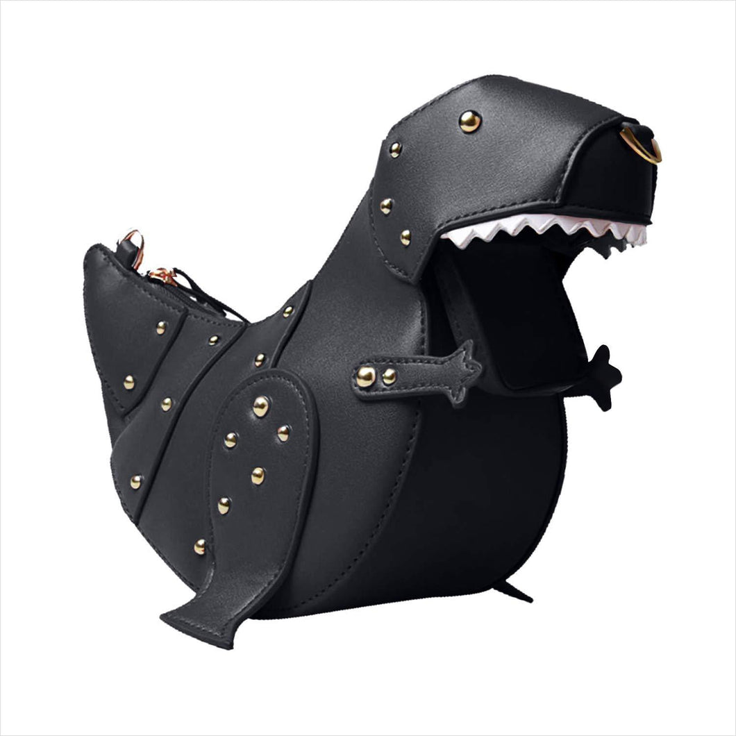 Dinosaur Shape PU Leather Rivet Purses - Gifteee Unique & Unusual gifts, Cool gift ideas