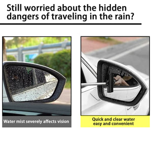 Car Mirror Retractable Wiper
