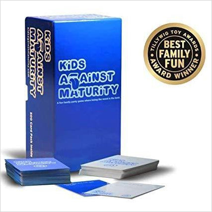 Kids Against Maturity: Card Game for Kids and Humanity - Gifteee Unique & Unusual gifts, Cool gift ideas