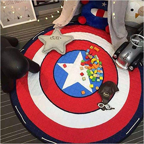 Captain America Rug - Gifteee Unique & Unusual gifts, Cool gift ideas