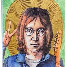 Load image into Gallery viewer, John Lennon Secular Saint Candle - Gifteee. Find cool &amp; unique gifts for men, women and kids
