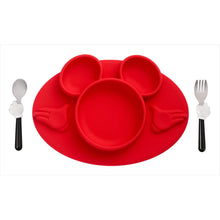 Load image into Gallery viewer, Disney Mickey Mouse 3-Piece Mealtime Set - Gifteee. Find cool &amp; unique gifts for men, women and kids
