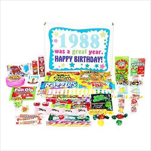 Nostalgic Candy from Childhood (80's) for a 30 Year Old Man or Woman - Gifteee Unique & Unusual gifts, Cool gift ideas