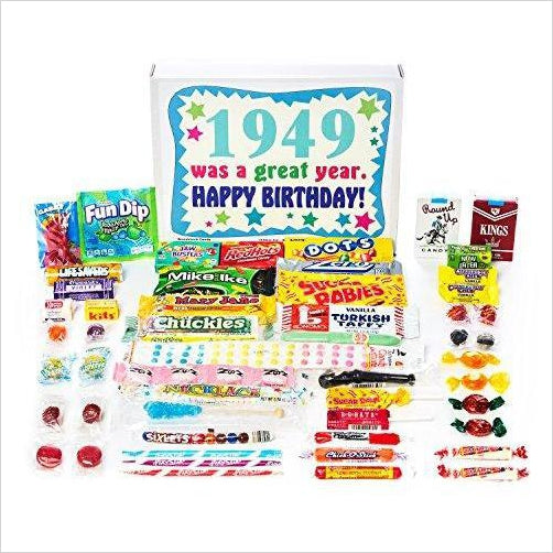 Nostalgic Candy from Childhood (40's 50's) for a 70 Year Old Man or Woman - Gifteee Unique & Unusual gifts, Cool gift ideas