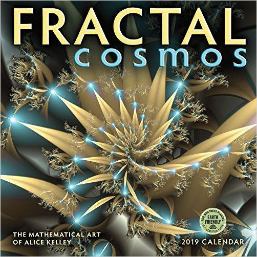 Fractal Cosmos 2019 Wall Calendar: The Mathematical Art of Alice Kelley - Gifteee. Find cool & unique gifts for men, women and kids