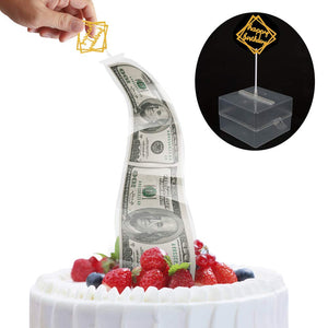 Money Pulling Cake Box - Gifteee. Find cool & unique gifts for men, women and kids