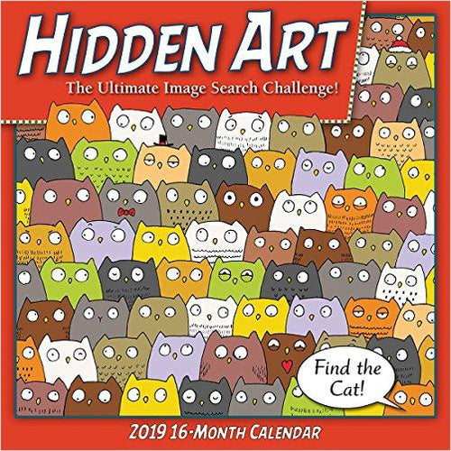Hidden Art 2019 Wall Calendar - Gifteee. Find cool & unique gifts for men, women and kids