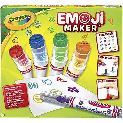 Crayola Emoji Stamp Maker - Gifteee Unique & Unusual gifts, Cool gift ideas