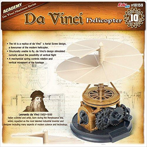 Da Vinci Helicopter (Flying Screw) Model - Gifteee Unique & Unusual gifts, Cool gift ideas